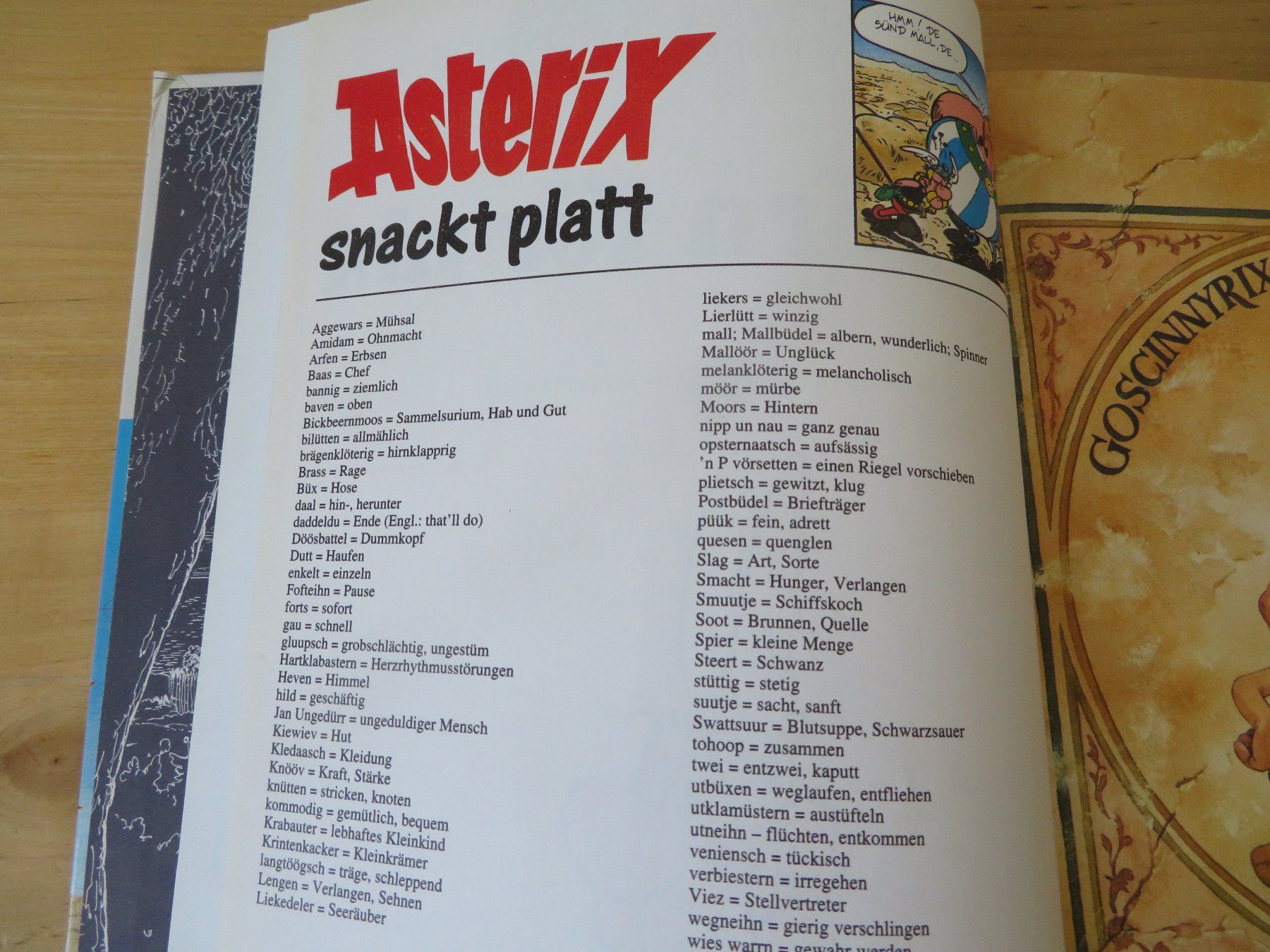 Fumetti: ASTERIX "De Törn för nix" Platt Deutsch! – Usato da Zürich venduto da piroma 1