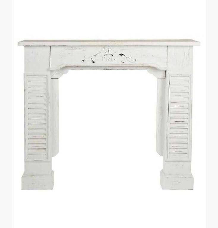 Camini: Shabby Chic Kaminkonsole – Usato da Weggis venduto da bdrm48 4