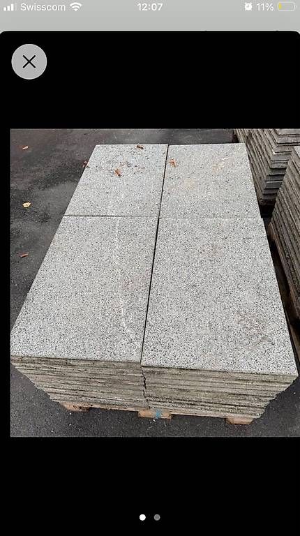 Rivestimenti per pavimenti: Terassenplatten – Usato da Rorschacherberg venduto da Reuf5