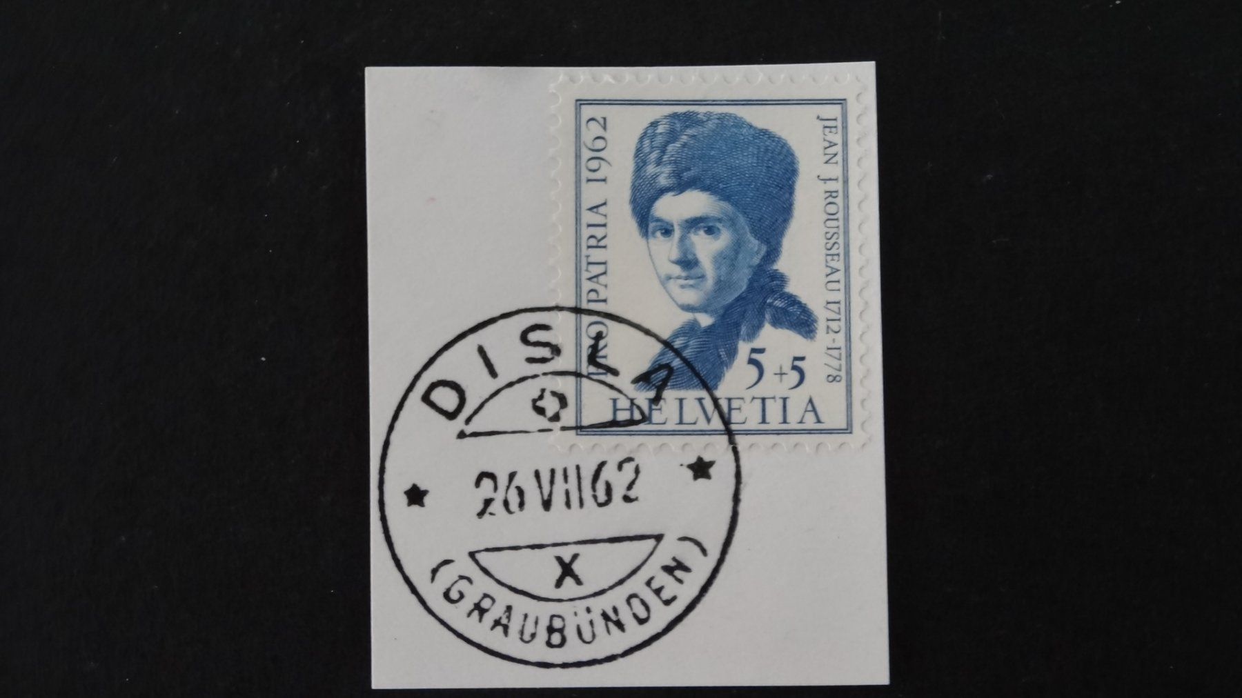 Tutti i francobolli: DISLA (Graubünden)  26.VII.62   57 – Usato da Anwil venduto da larks