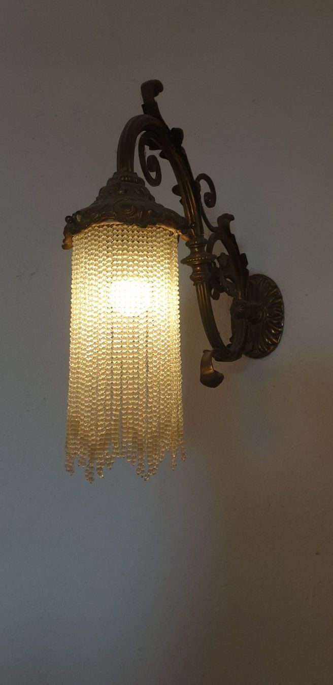 Lampen: Antike Jugendstil Wandleuchte – Gebraucht aus Uster von Malefitz 3