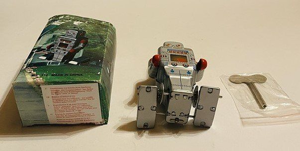 Giocattoli: Retro Blech Roboter MS-372 mit Originalverpackung! – Usato da Duggingen venduto da nad_6yzh 5