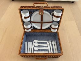 Picknick Korb, neu, ungebraucht für 4 P