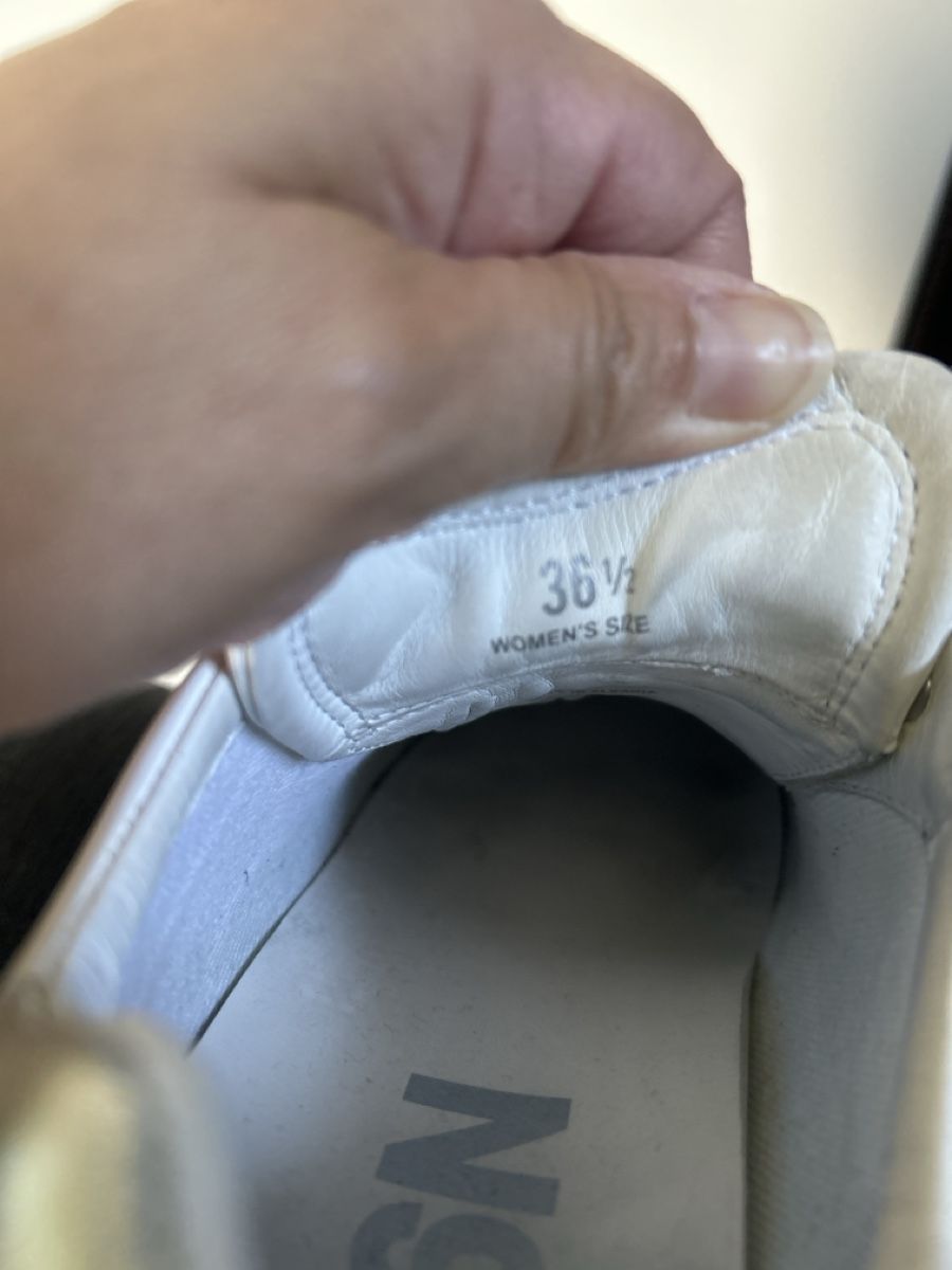 Hogan Scarpe da donna: HOGAN Baskets Blanches T.36.5 Cuir Détails Argentée – Usato da Pully venduto da rosipa 5