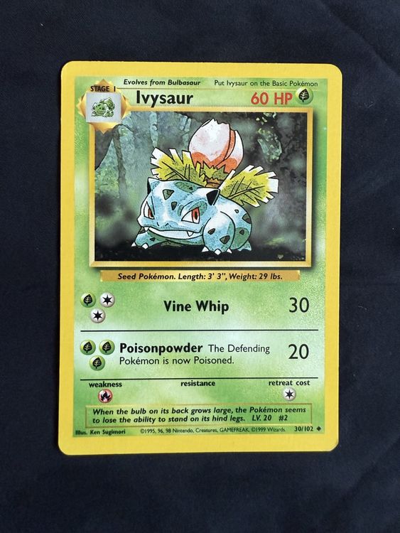 Ivysaur Pokémon Base set - 30/102 (Neu (gemäss Beschreibung)) in ...