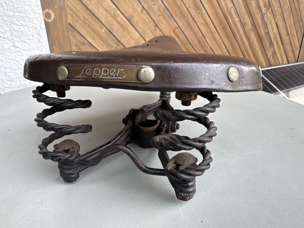 Pezzi di ricambio: Leder Velosattel alt von Lepper Original Sattel – Usato da Fehraltorf venduto da habibi2008 1