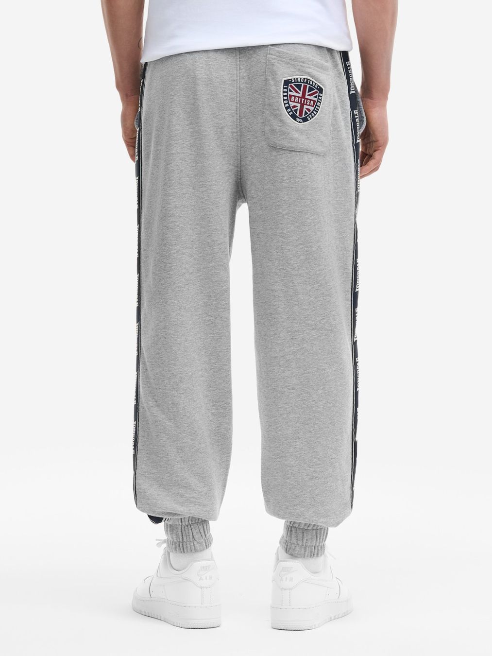 Lonsdale Pantaloni: Lonsdale Thelee Jogginghose Marl Grey M – Nuovo e nell'imballaggio originale da Düdingen venduto da BluePalm 1