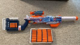 Nerf Elite-Blaster inkl. 100+ Patronen 