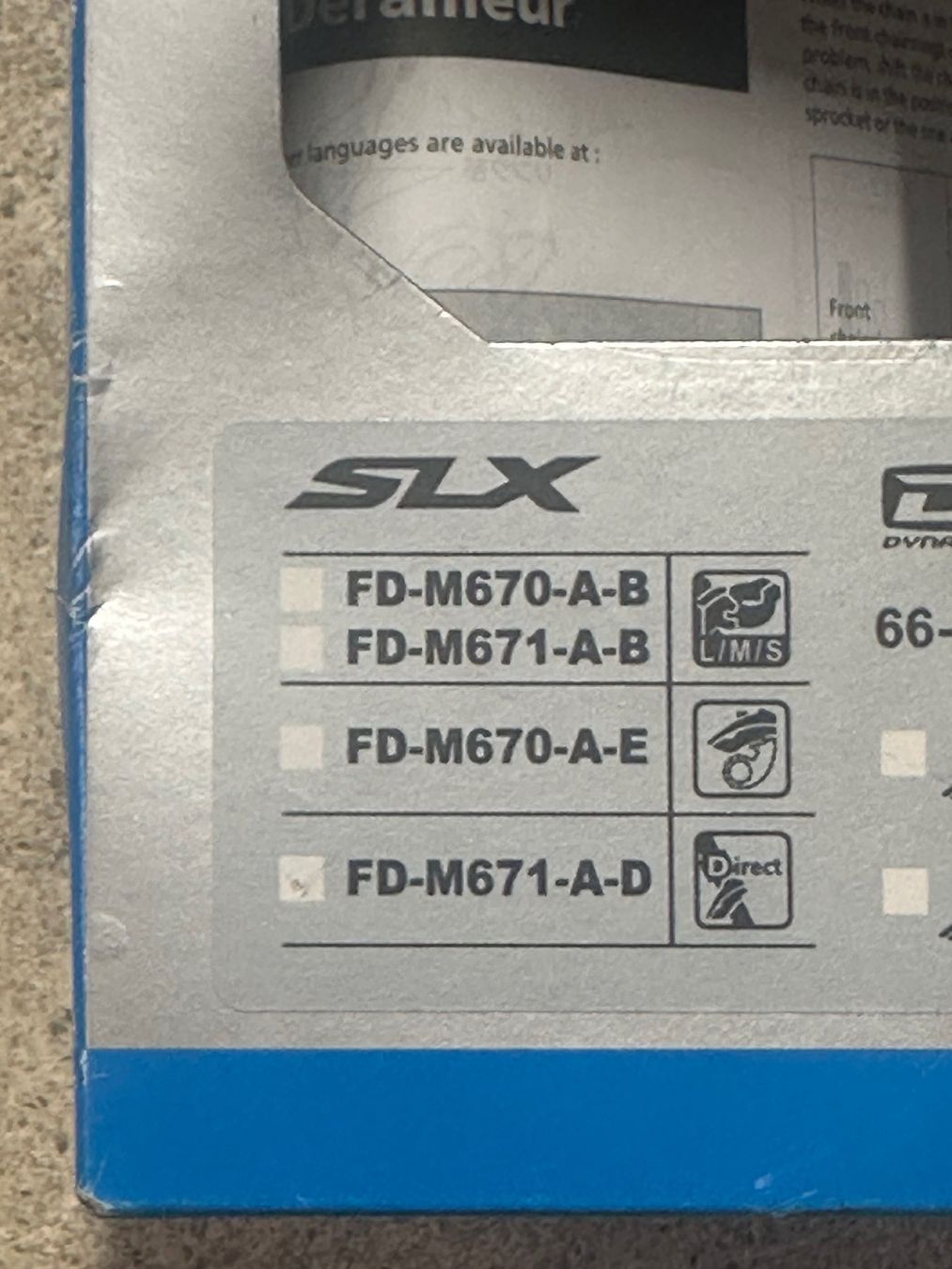 Shimano Pezzi di ricambio: Umwerfer Shimano SLX, FD-M671 – Nuovo e nell'imballaggio originale da Frenkendorf venduto da planetsport 1