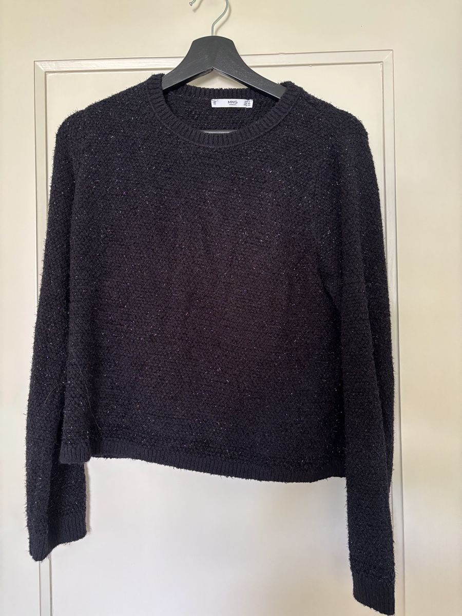 Maglioni & Felpe: Mango Strickpullover schwarz mit Glitzer – Nuovo (secondo la descrizione) da Bern venduto da lis_7v9j