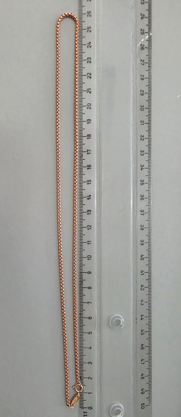Catenine: Halskette Rosegold 53 cm Silber 925 – Usato da Madetswil venduto da triforuz 2