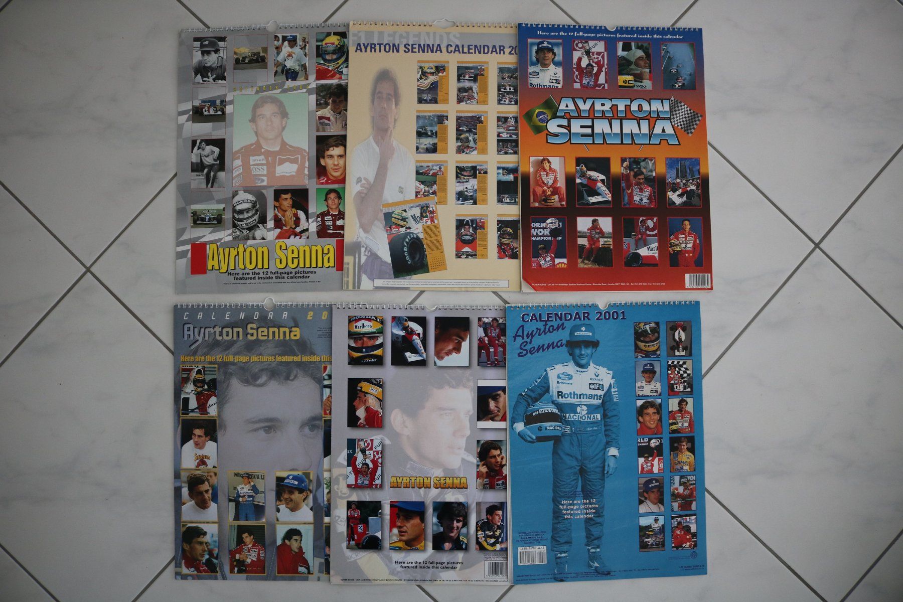 Kalender: Ayrton Senna Bilder 1997 Formel 1 Kalender – Gebraucht aus Rickenbach b. Wil von Byby7 2