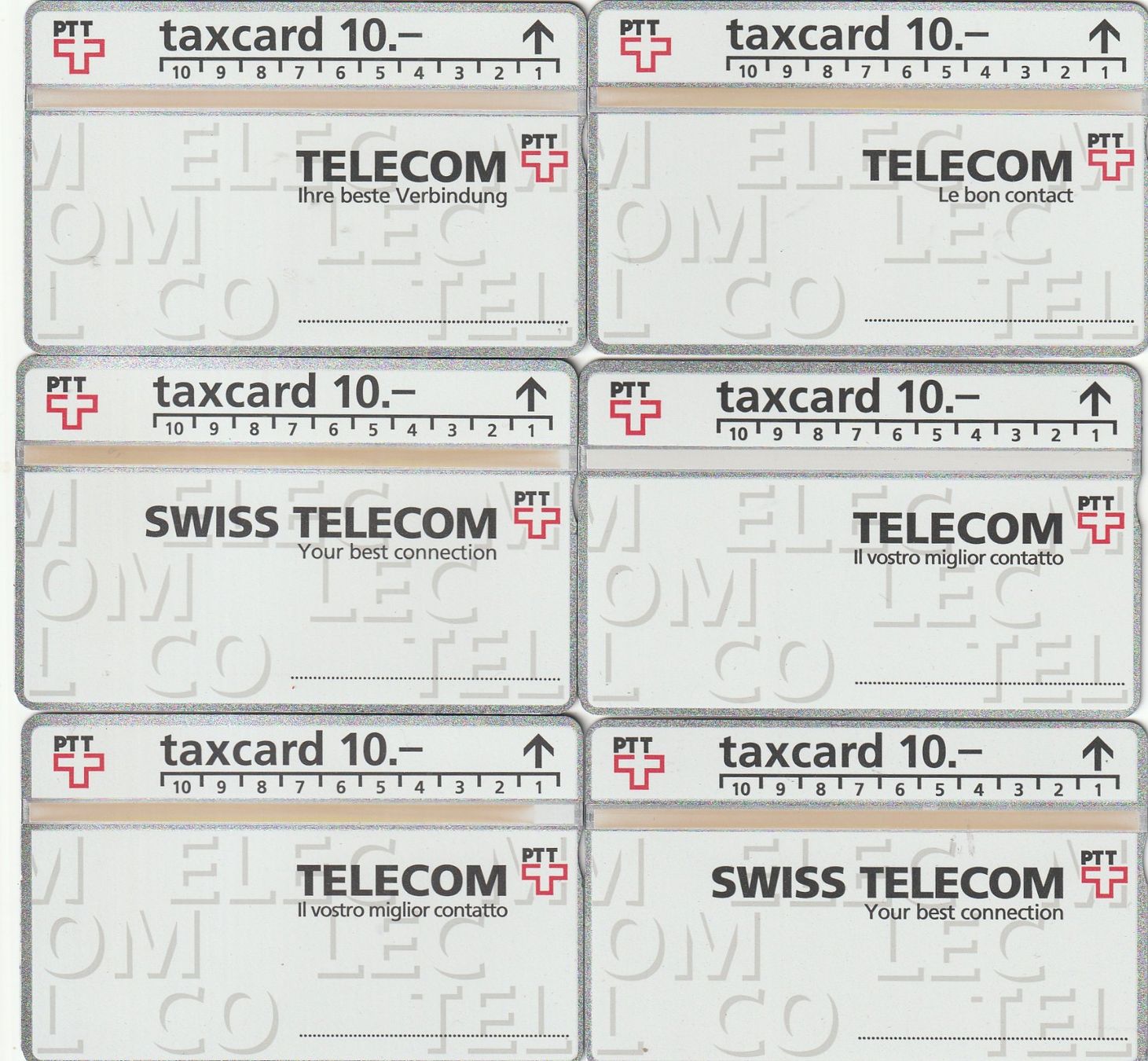 Swisscom Schede telefoniche: 12 Taxkarten aus Abo 1993 – Usato da Rupperswil venduto da Ema10 1