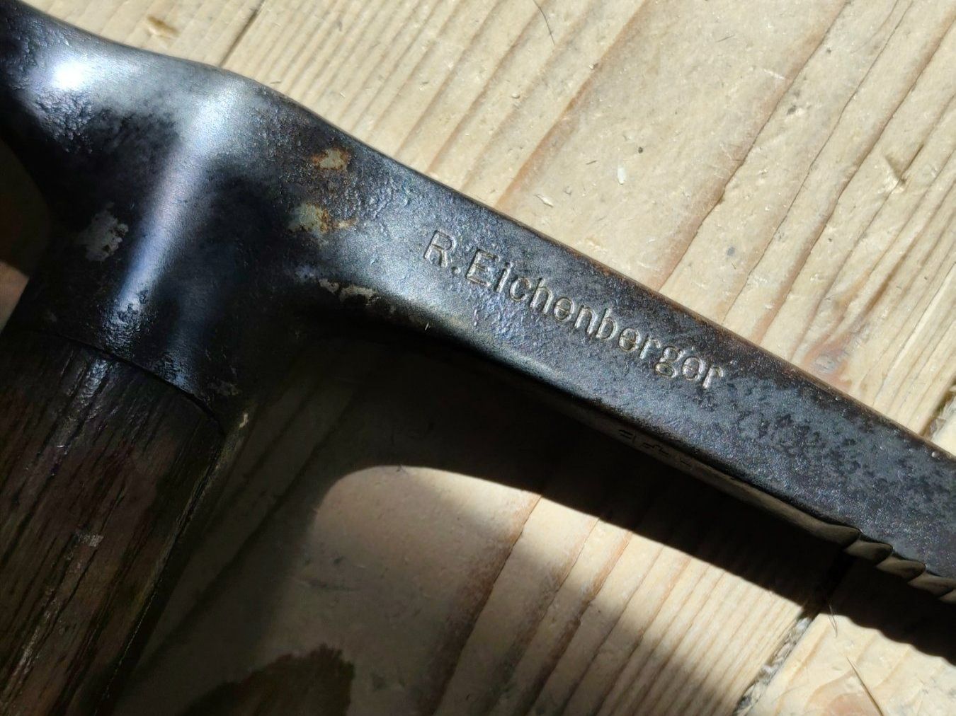 Attrezzatura da arrampicata: Eispickel  Ice Axe  Gletscherpickel  R. Eichenberger Armee – Usato da Goldswil b. Interlaken venduto da troedlermarkt-goldsw 5