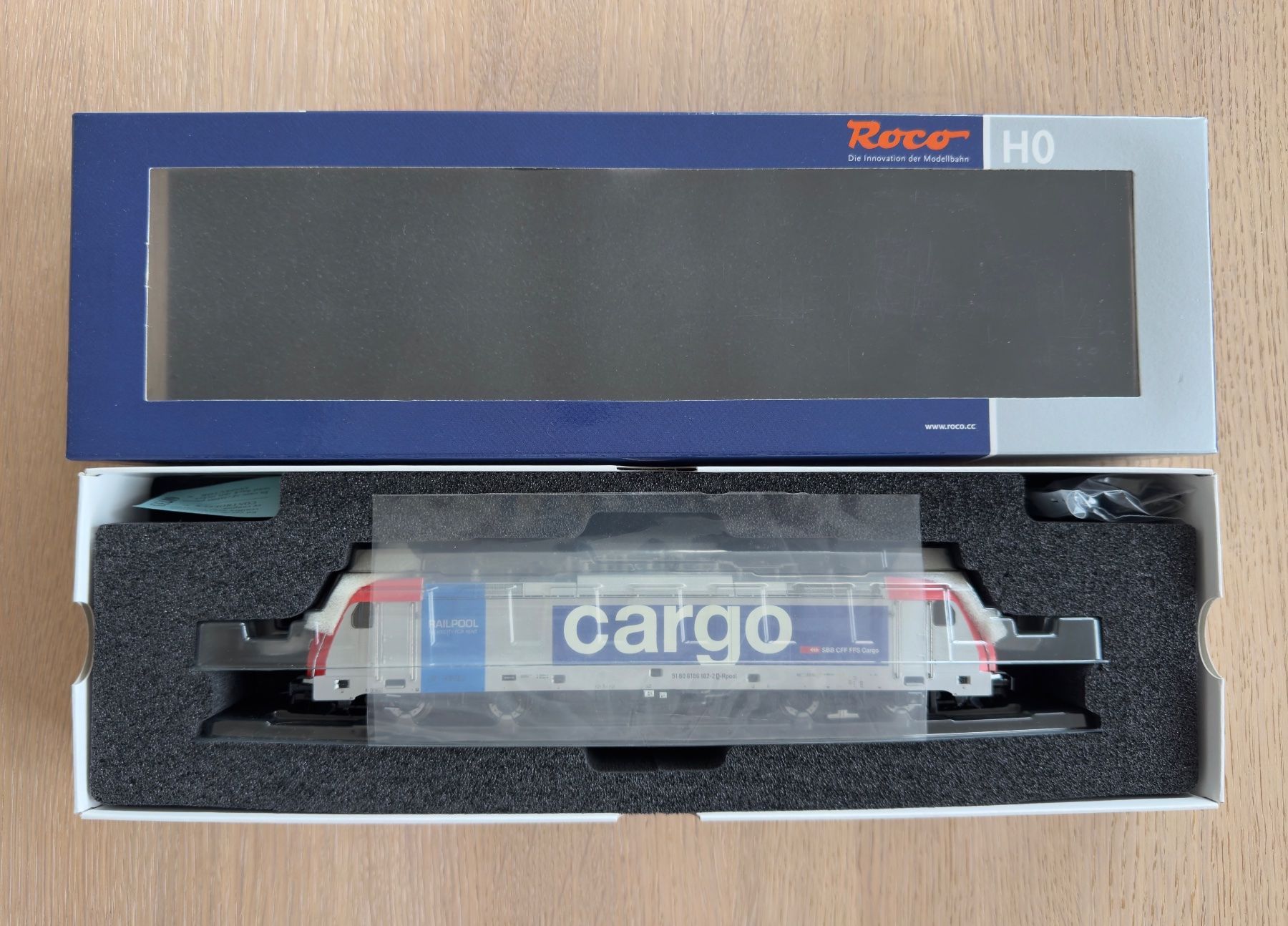 Roco Modellini di ferrovie: ROCO 73653 Br 186 Railpool SBB CFF FFS Cargo DC – Nuovo e nell'imballaggio originale da Yverdon-les-Bains venduto da ele_z7jf