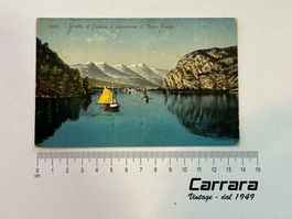 Postkarten Tessin Ticino Stretto di Lavena Ponte Tresa 1914