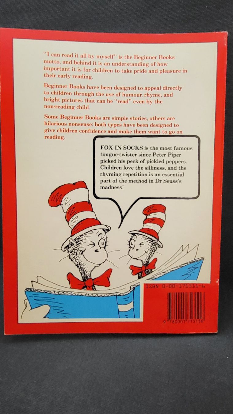 Libri: Buch FOX IN SOCKS by Dr. Seuss – Usato da Basel venduto da spinne02 6