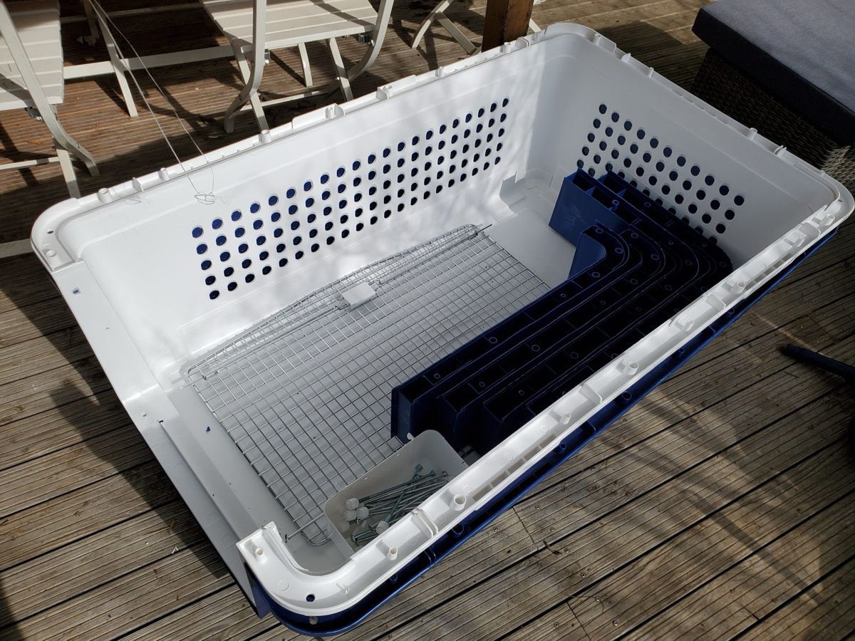 Cucce & Letti: XXL Hunde Transportbox - PP90 extended – Usato da Basel venduto da Froeschli 3