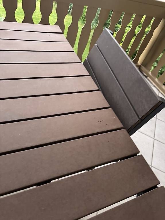 Tischset: Gartentisch & 4 Stühle für Balkon oder Garten – Gebraucht aus Uetikon am See von ms06458 1
