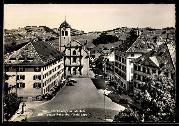 Cartes postales: Trogen, Landesgemeindeplatz, Blick gegen – D'occasion à Berlin par bartko-reher