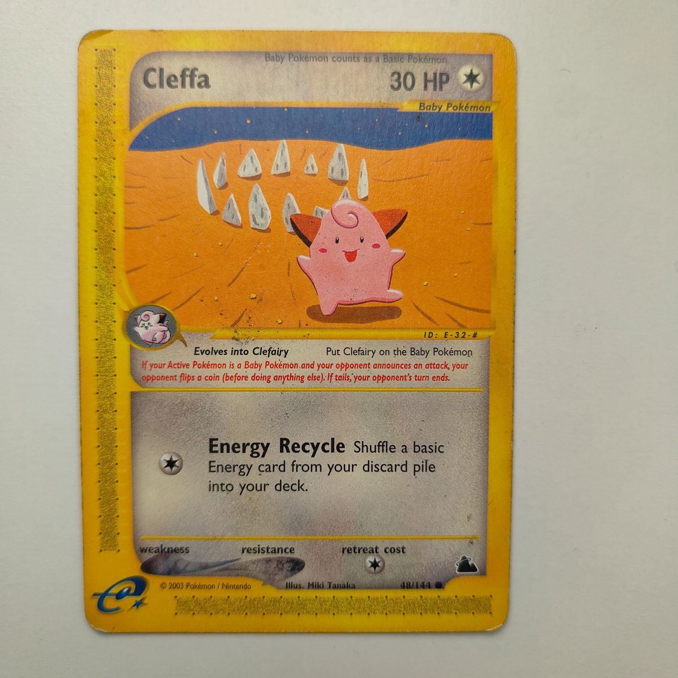Pokémon Carte collezionabili: Pokemon Cleffa Skyridge E-Series ab 1 CHF – Usato da Thalwil venduto da FigurenFreunde