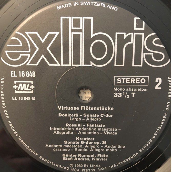 Schallplatten: Virtuose Flöten-Musik (LP) – Gebraucht aus Grüningen von azulamarillo_vinyl 3