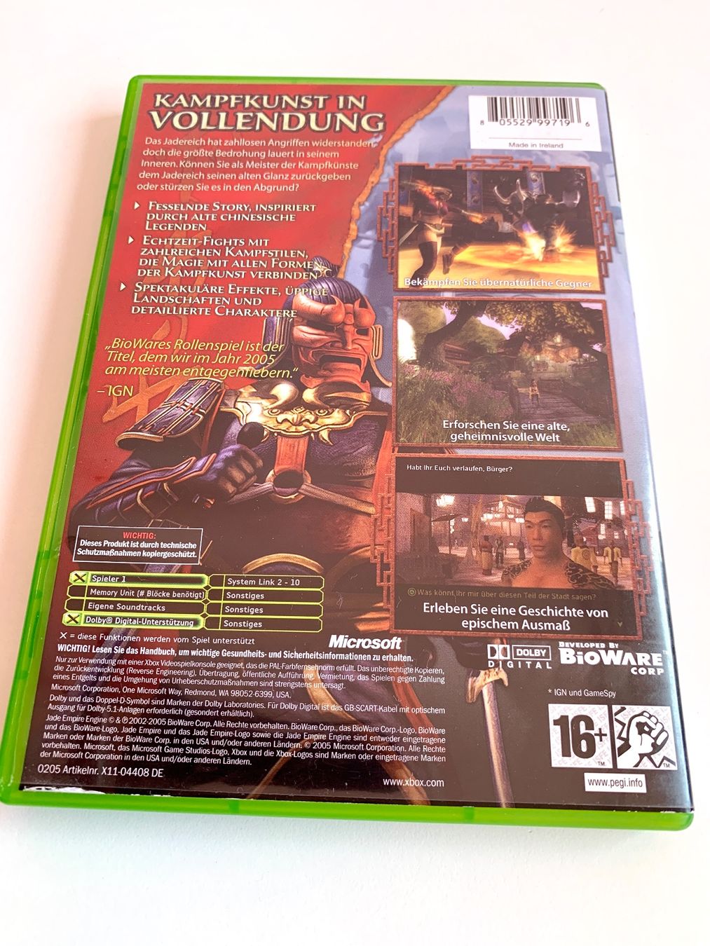 Microsoft Spiele: XBOX: Jade Empire – Gebraucht aus Kaiseraugst von Marsupower 1