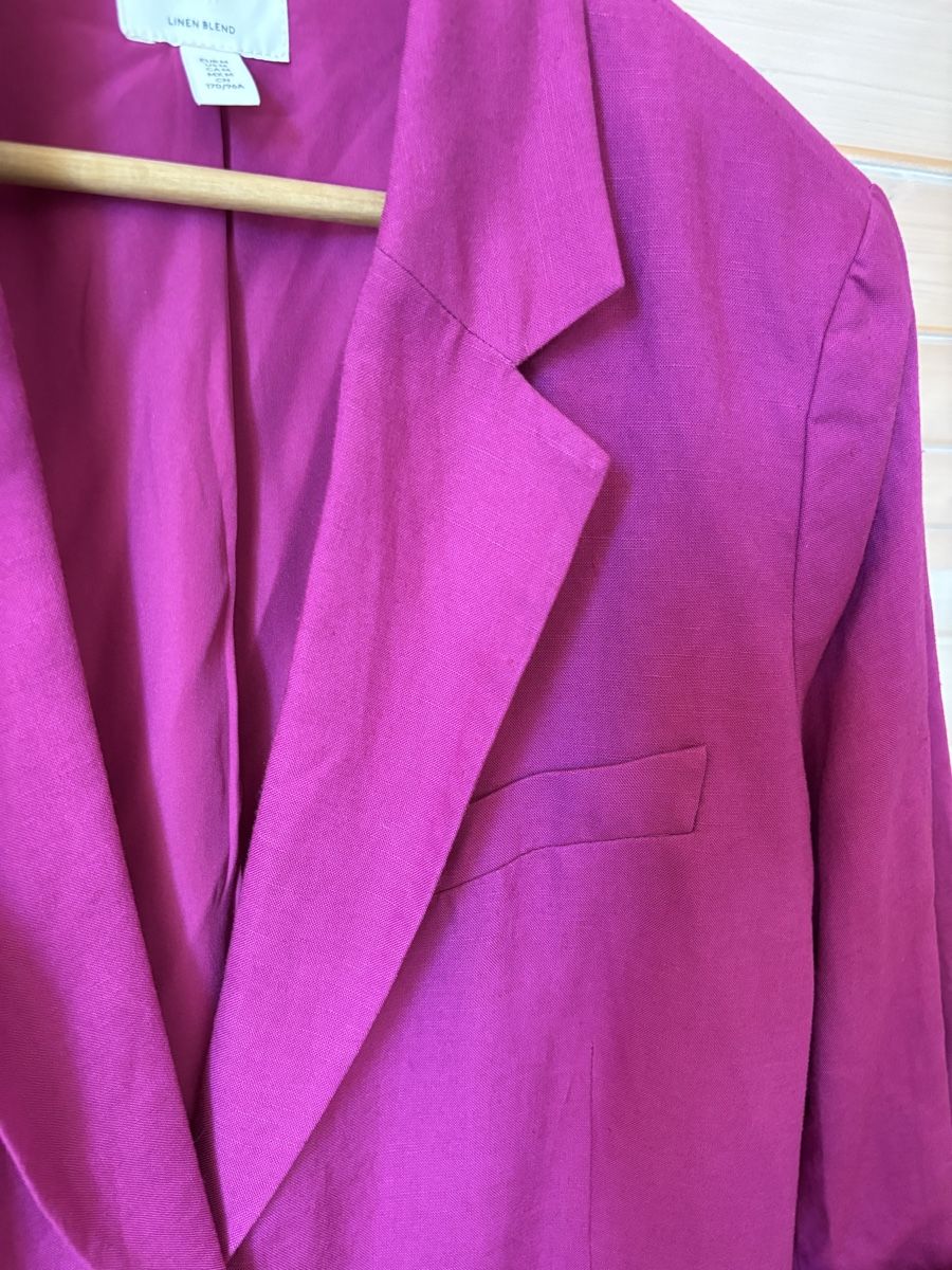 Giacche: PINKER BLAZER AUS EINER LEINENMISCHUNG – Nuovo (secondo la descrizione) da Bettwiesen venduto da wombat90 1