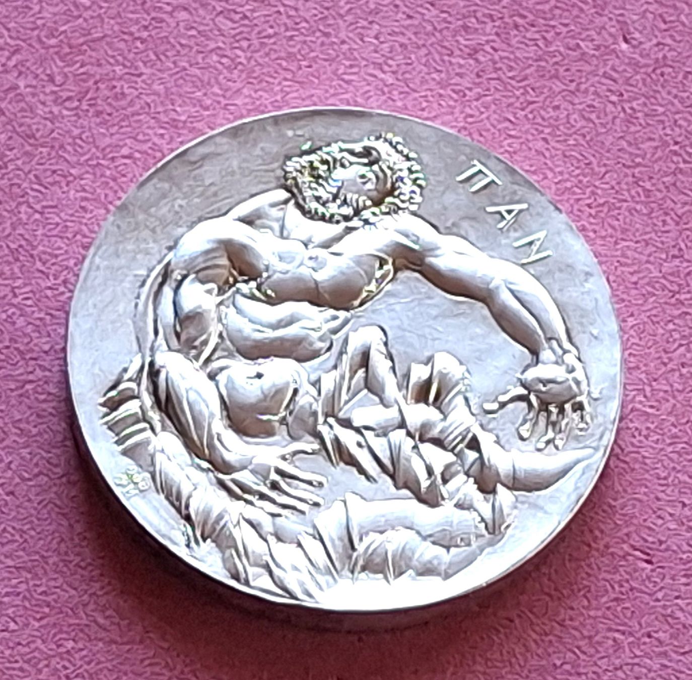 Medaglie: HANS ERNI - 4 ELEMENTE - 1977 – Usato da Boniswil venduto da dpd4coins 2
