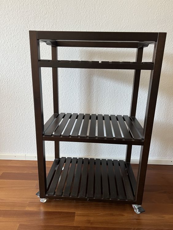 Regal auf Rollen - Ikea - dunkelbraun 3