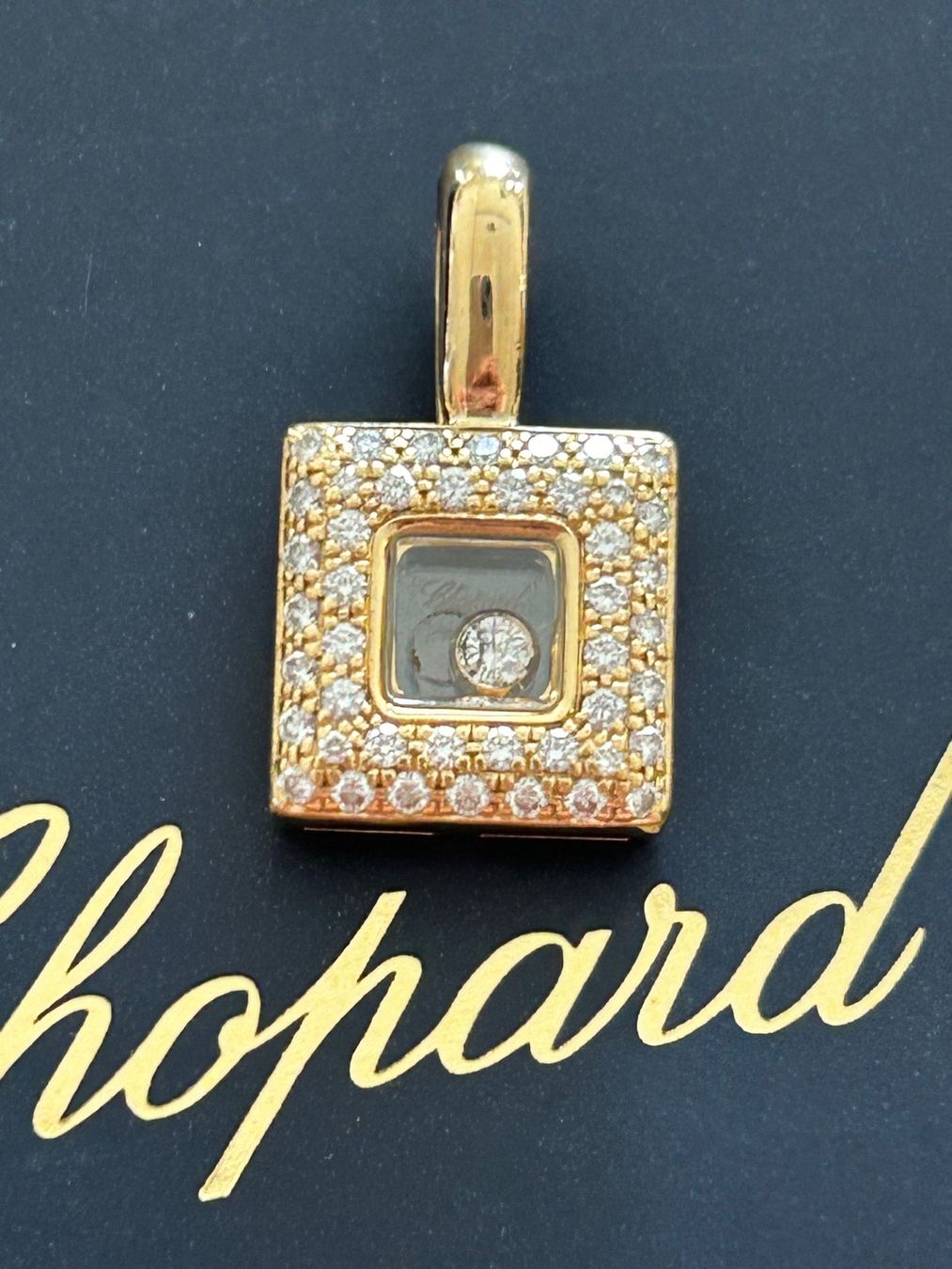 Chopard Ciondoli: CHOPARD CARRE HAPPY DIAMOND – Usato da Roggwil BE venduto da Viking72