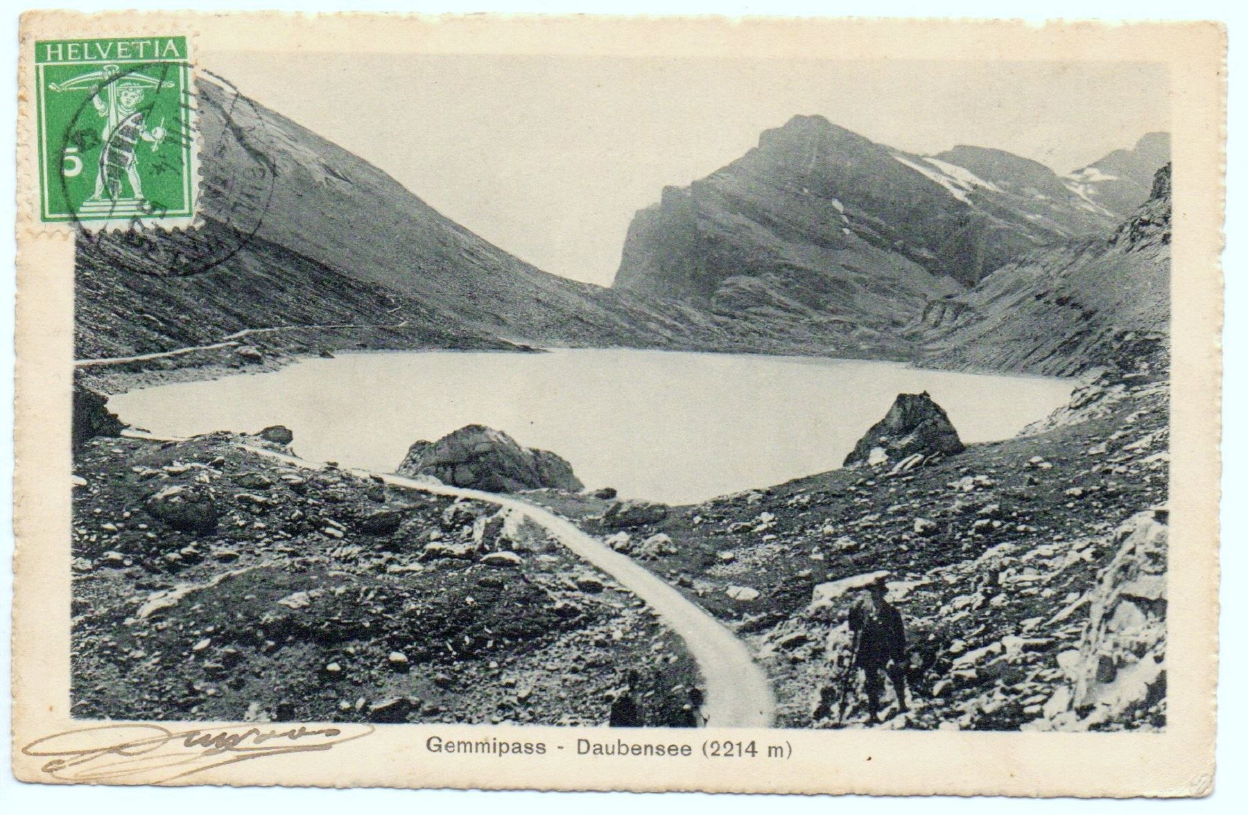 Ansichtskarten: GEMMIPASS Daubensee animée – Gebraucht aus Jona von philajona
