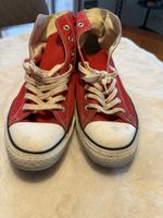 Converse Chuck Taylor All Star rot Grösse 45 getragen