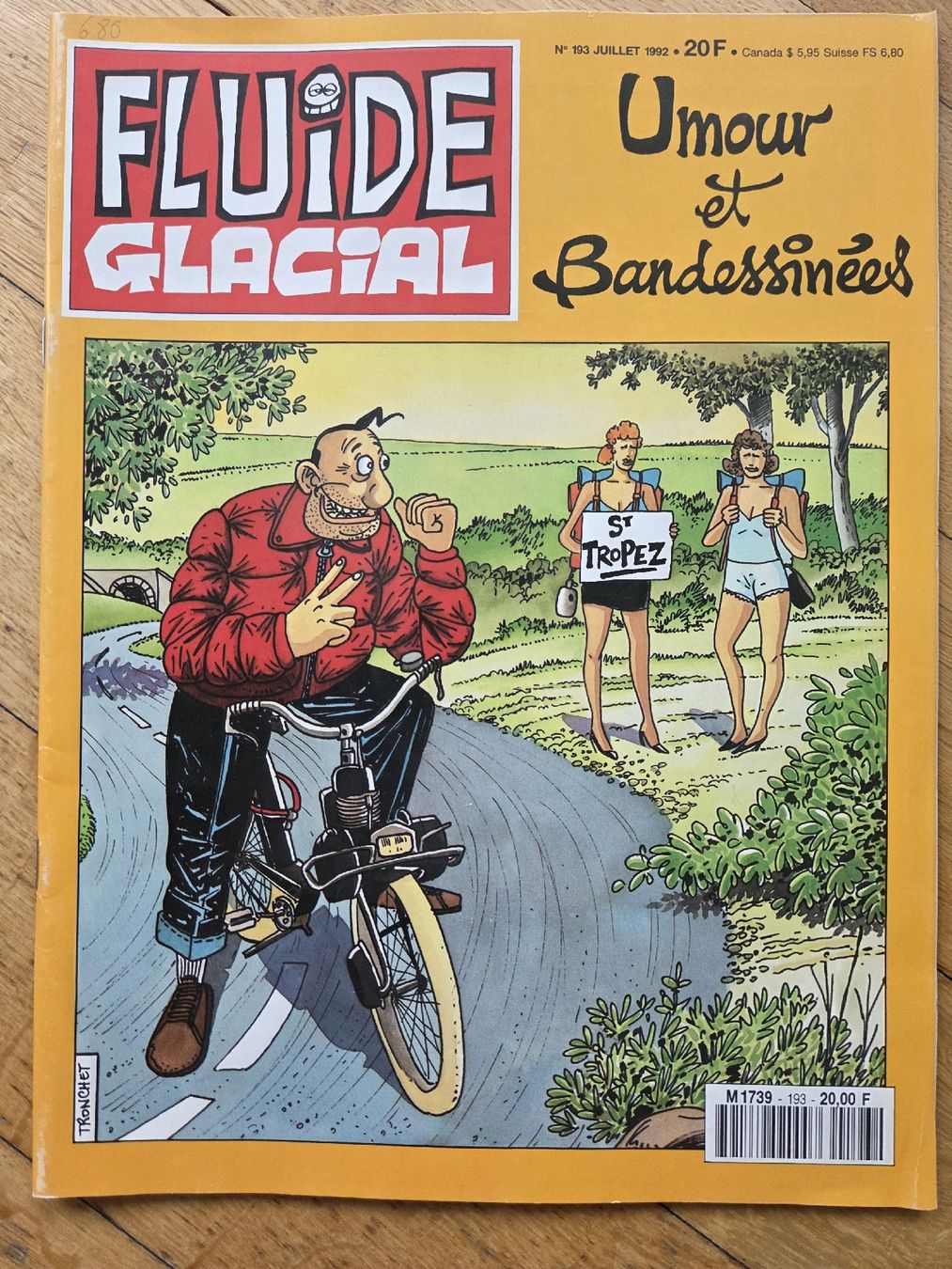 Fumetti: Fluide Glacial N° 193 Juillet 1992 – Usato da Territet venduto da Cenh