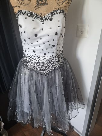 Schönes Kleid Cocktailkleid Partykleid Gr.38/M schwarz