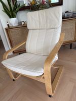 IKEA Poäng Sessel mit Kissen,Birke/Natur, sehr guter Zustand