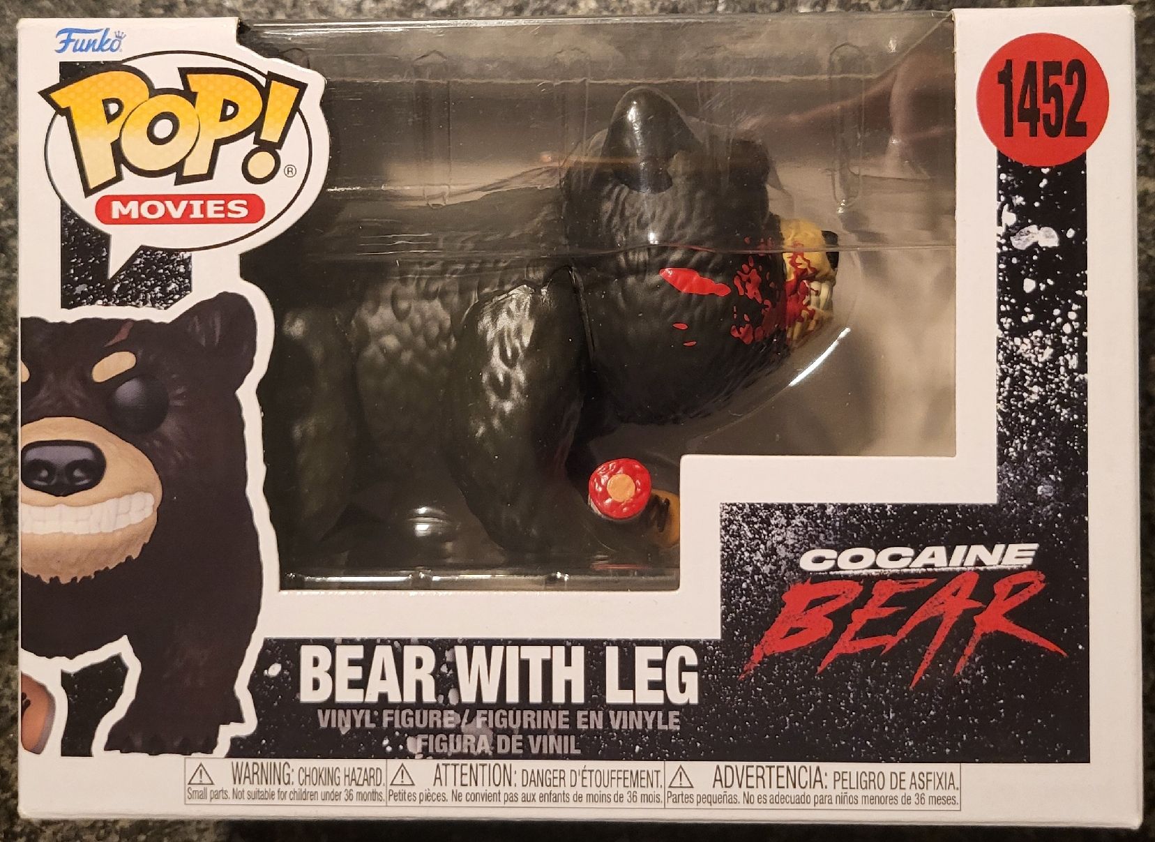 Funko Statuette: Funko Pop  Cocaïne Bear  Bear with leg – Nuovo (secondo la descrizione) da Montet (Glâne) venduto da KOADA
