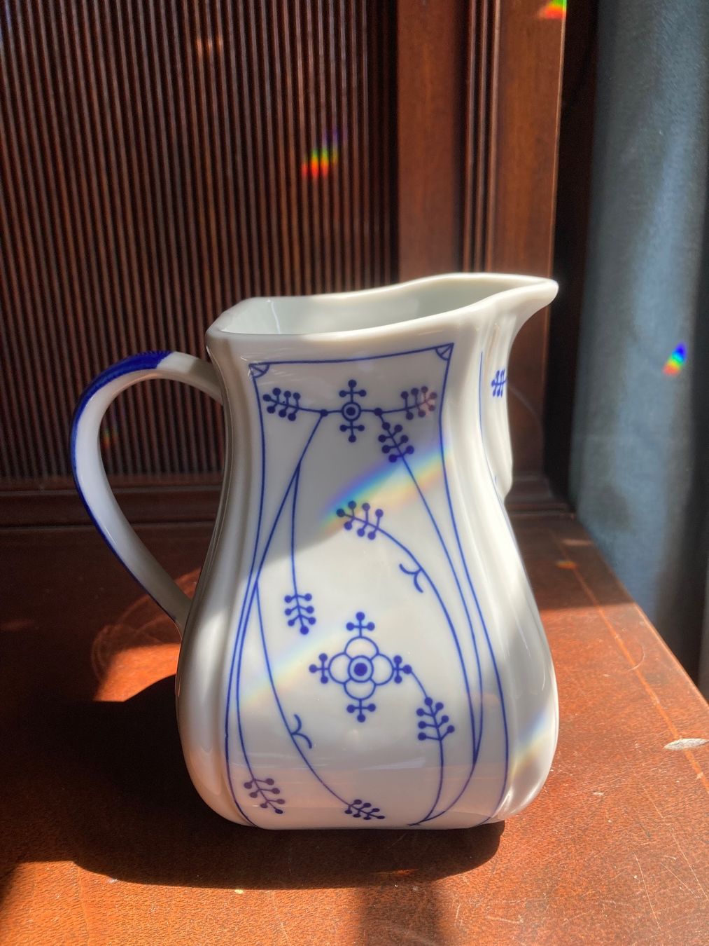 Caraffe: Kleines Blau/weisses Krüglein – Usato da Ranflüh venduto da SwR_E19