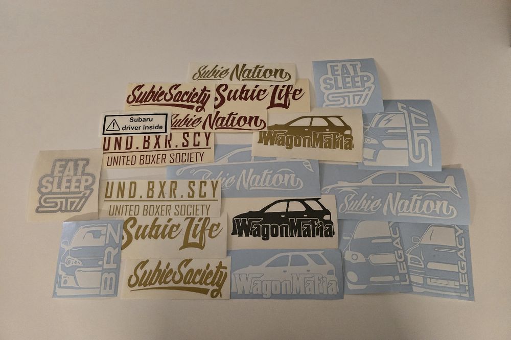 Akachafactory stickers voor buiten, vinyl, auto, motorfiets