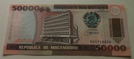 Mosambik 50‘000 Meticais 1993 Neuwertig