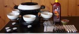 Fondue - Geschirr f. Käse  Chinoise  Bourguignon  usw.