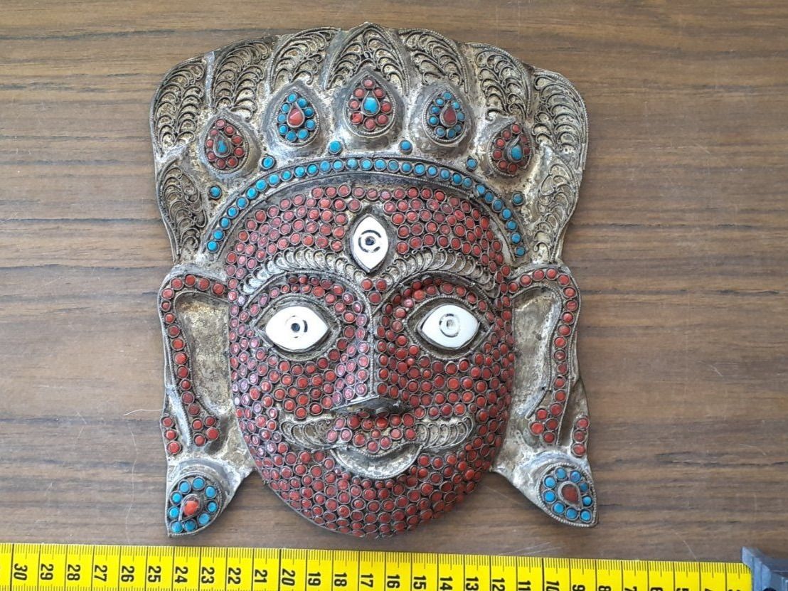 Sonstige Antiquitäten & Kunst: Antike Mahakala Maske Tibet – Gebraucht aus Mörschwil von antiksalon21 2