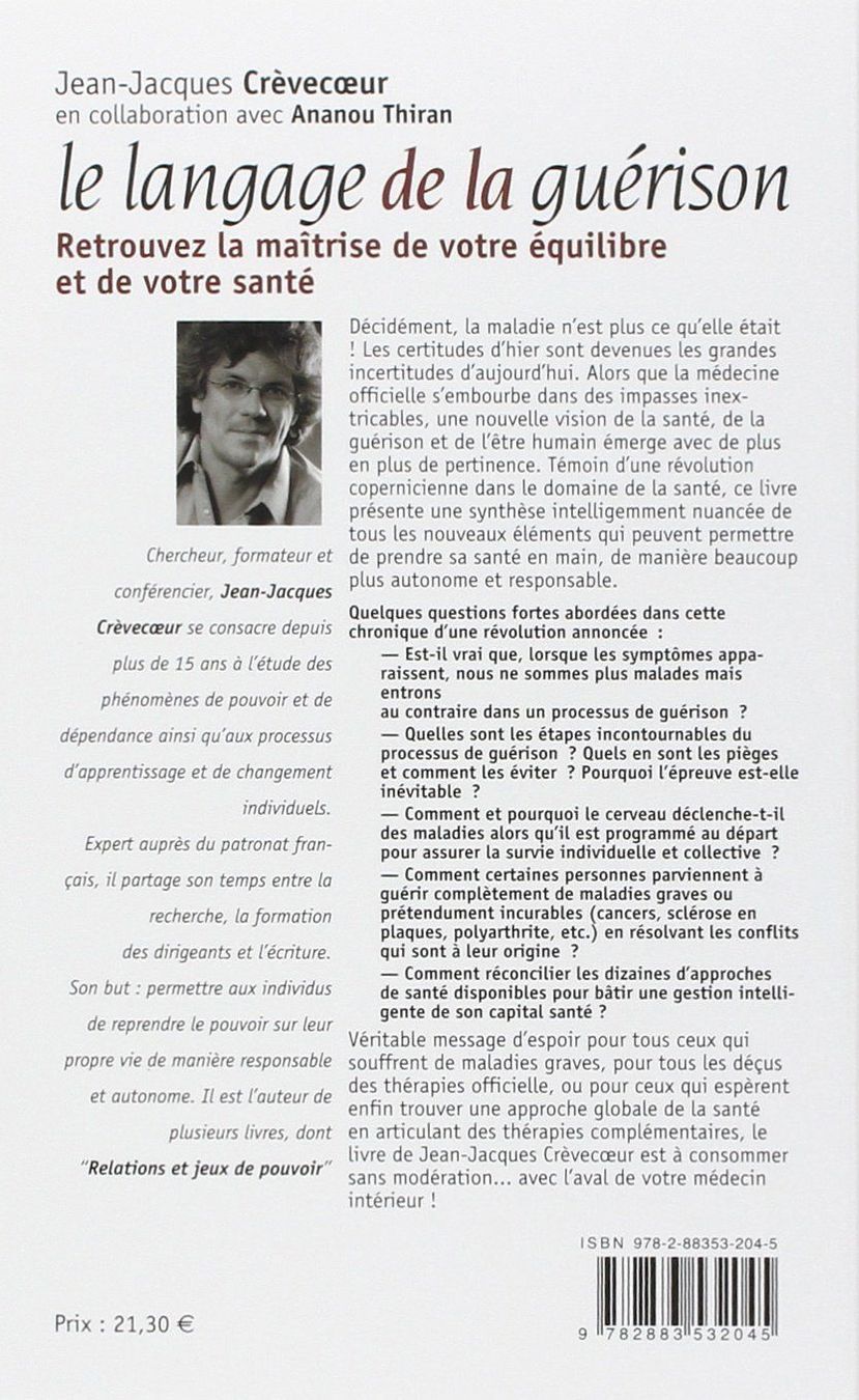 Libri: Le langage de la guérison – Usato da Neuchâtel venduto da Dualseele 1