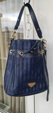 Maison Mollerus  Beuteltasche Blau