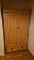 Bauernschrank (Kleiderstange, 2 Schubladen & zerlegbar)