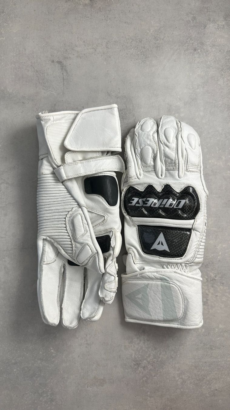 Dainese Handschuhe & Handstulpen: DAINESE Druid 3 Weiss/White – Gebraucht aus Kaltbrunn von .-. 2