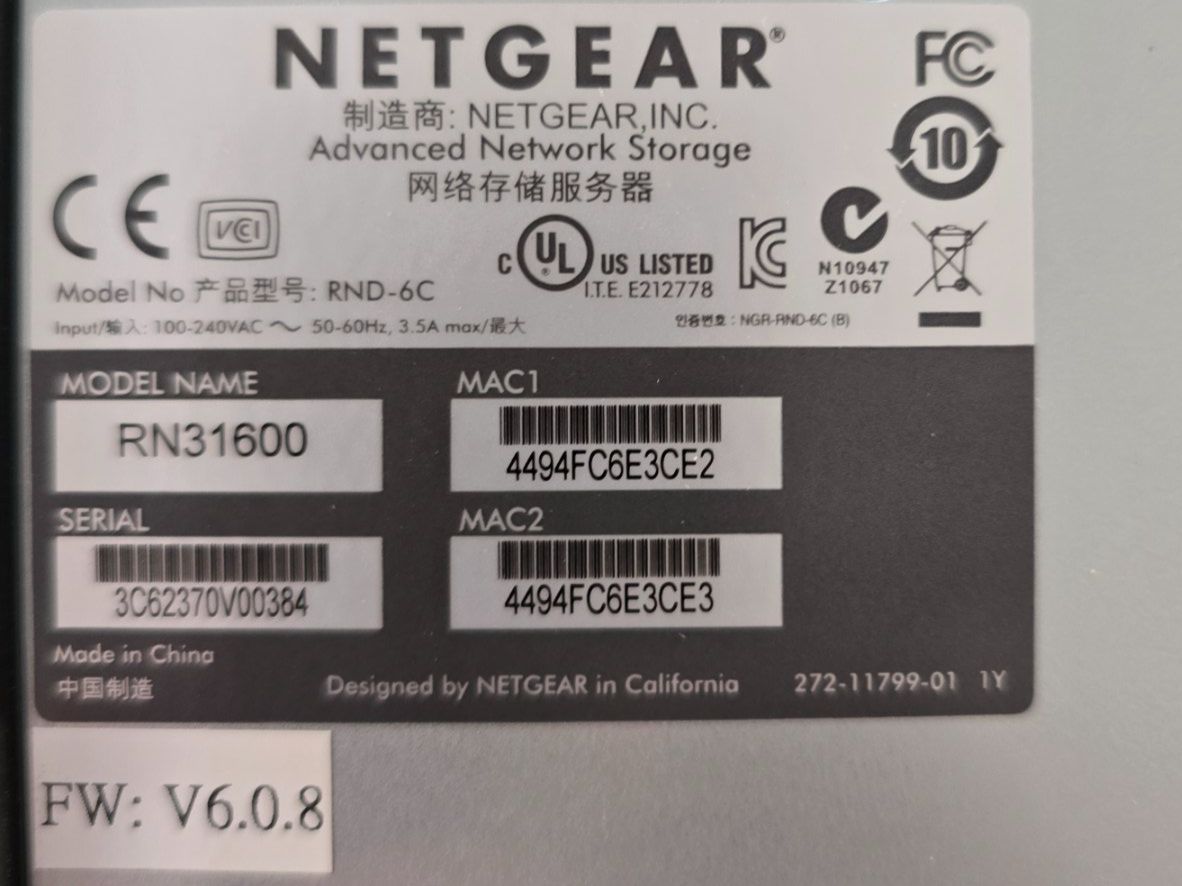 Netgear Server: Readynas RN31600 mit 12TB Speicher – Usato da Zürich venduto da Skap 4