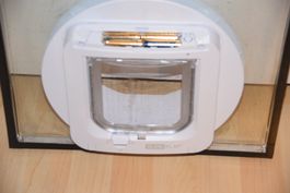 SURE FLAP Mikrochip-Katzenklappe weiss