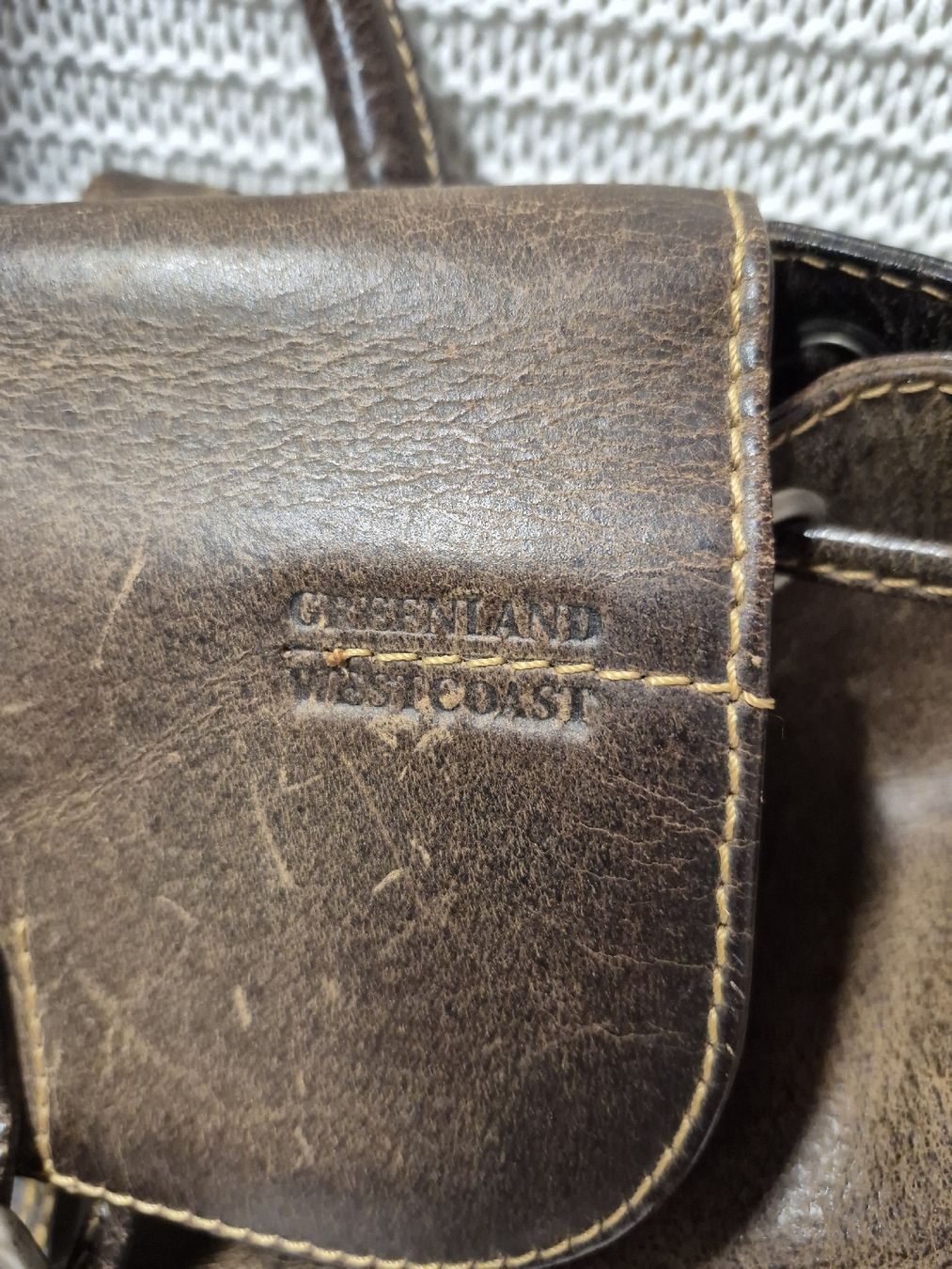Zaini: Greenland Westcoast Lederrucksack Robust! – Usato da Merligen venduto da muss_haben 5