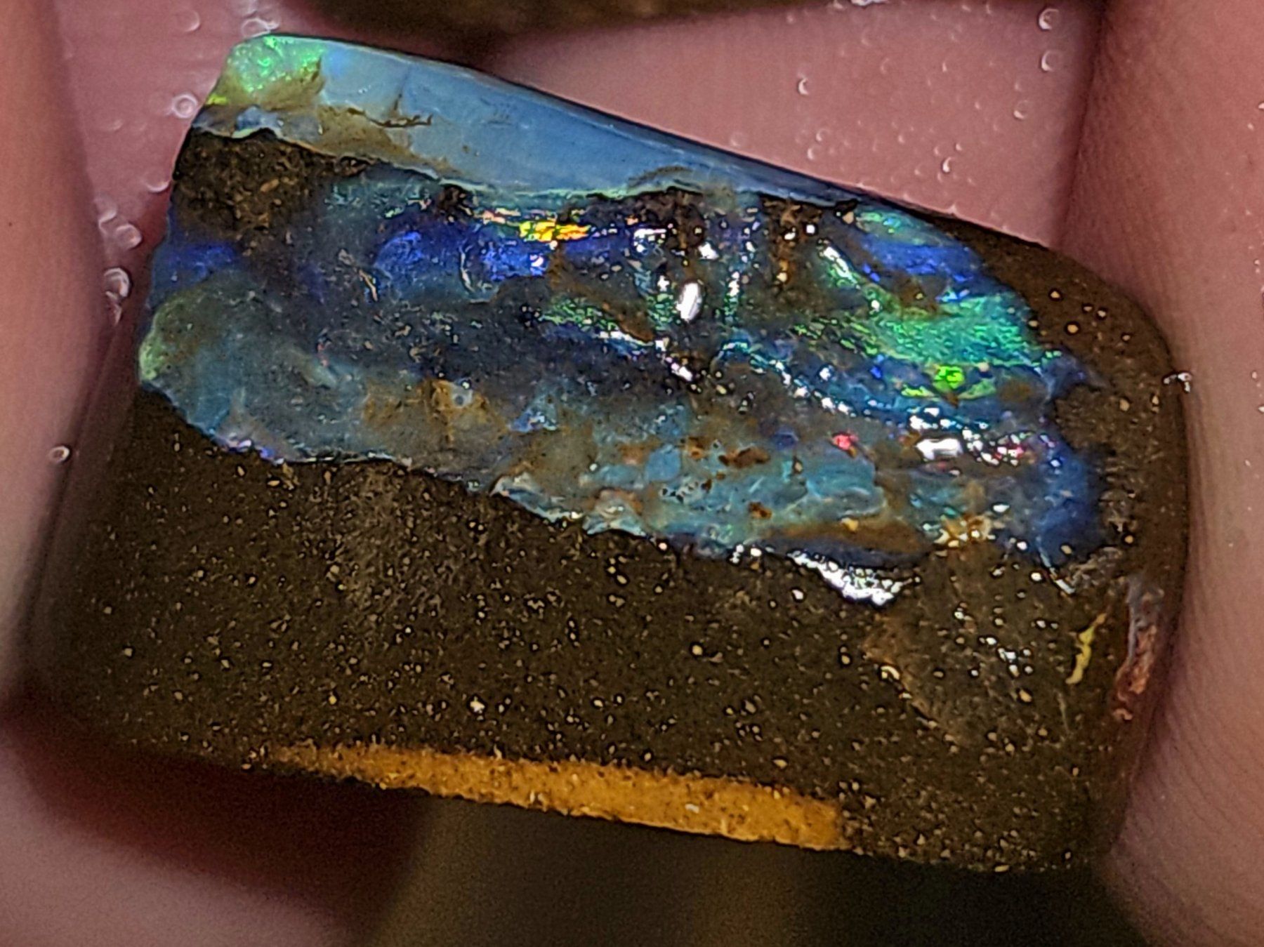 Edelsteine: 3 Australische Boulderopal Rohsteine – Neu und originalverpackt aus Uerkheim von Winwinner 4